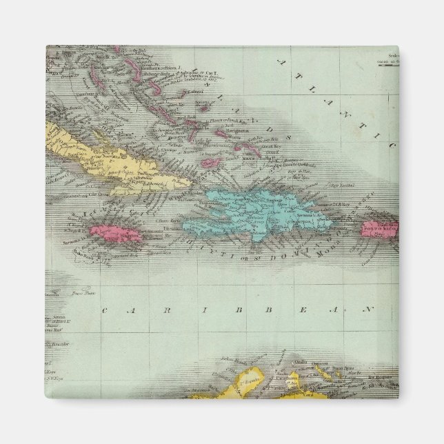 Westindische Inseln 8 Magnet (Vorne)