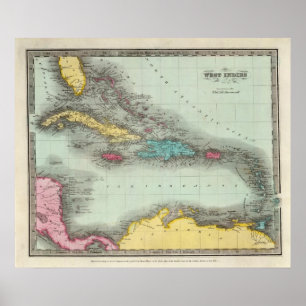 Westindische Inseln 8 Poster