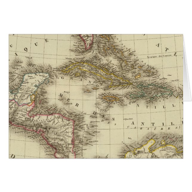 Westindische Zentralamerika (Vorderseite (Horizontal))