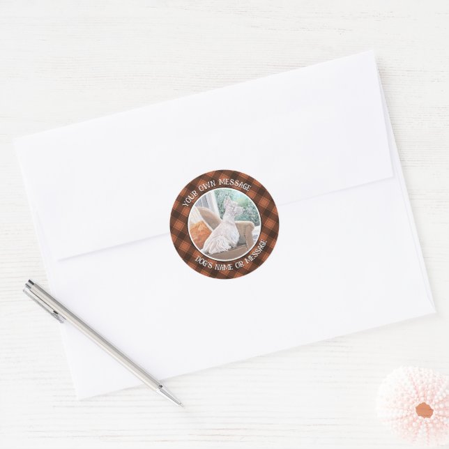 Westioking-Profil B Runder Aufkleber (Umschlag)