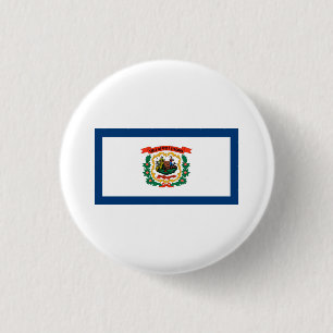 Westjordanland-Flagge, Flagge Westjordanlands Button