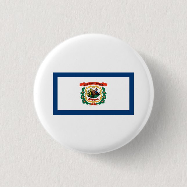 Westjordanland-Flagge, Flagge Westjordanlands Button (Vorderseite)