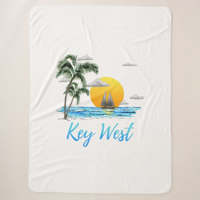 Westküste-Key-Segeln Sunset Sherpadecke (Vorderseite)