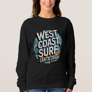 Westküste Surf Santa Cruz Retro Ocean Wave Graphi Sweatshirt