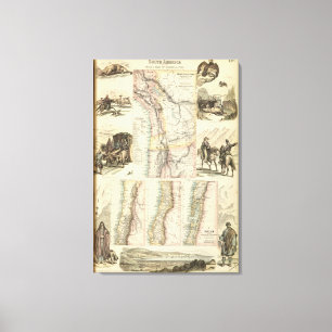 Westküste von Südamerika Leinwanddruck