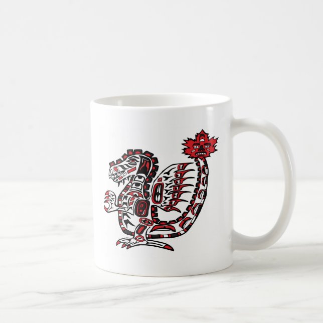 Westküsten-Drache Kaffeetasse (Rechts)