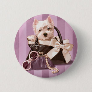 Westland Terrier Button