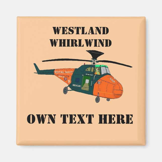 Westland Whirlwind Magnet (Vorne)