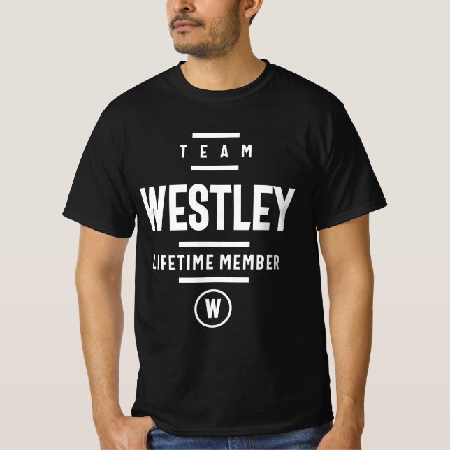 Westley Personalisiert Name T-Shirt (Vorderseite)