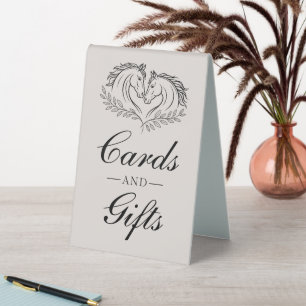 Westliche elegante rustikale Hochzeitskarten und G Tischaufsteller
