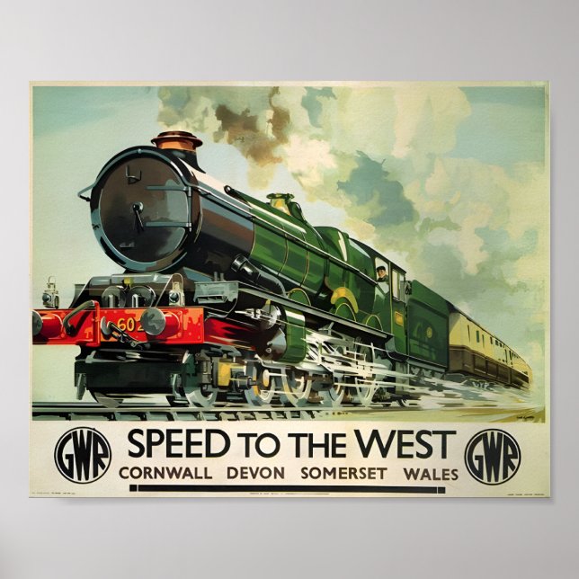 Westliche Fahrt - Eisenbahn des großen Westerns Poster (Vorne)