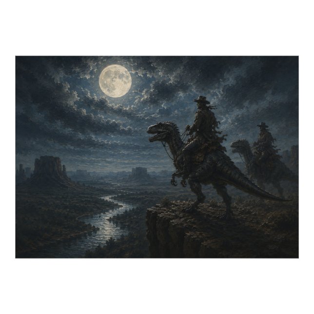 Westliche Fantasy-Kunst Fotodruck (Vorne)