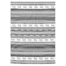Westliche Jackkaninchen und geometrische Muster