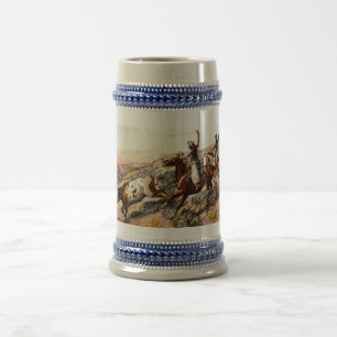 Westliche Nostalgie Bierglas