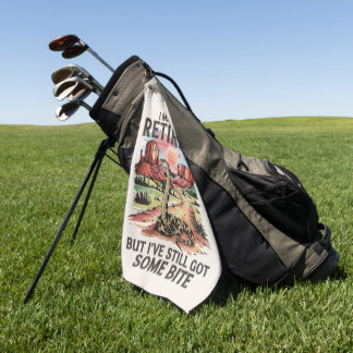 Westlicher Ruhestands-Humor Klapperschlangenbiss Golfhandtuch