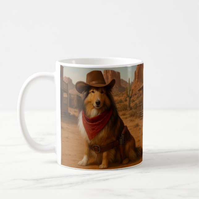 Westlicher Sheltie Kaffeetasse (Links)