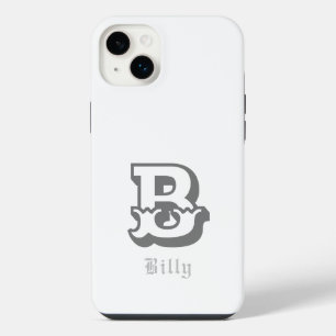 Westlicher Stolz Personalisiertes Monogramm iPhone 14 Plus Hülle