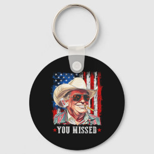 Westlicher Trump Cowboy Du hast Trump 2025 Amerika Schlüsselanhänger