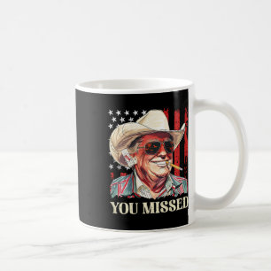 Westlicher Trump Cowboy Du Hast Trump 2025 Flagge Kaffeetasse