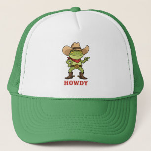 Westlicher Yeehaw Frosch Howdy Frosch Lustiger Cow Truckerkappe