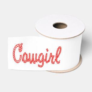 Westliches Craft Floral Geschenkband Cowgirl Seil Ripsband