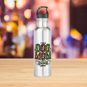 Westliches Leoparden-Patch-Muster Hundemutter-Knoc Edelstahlflasche