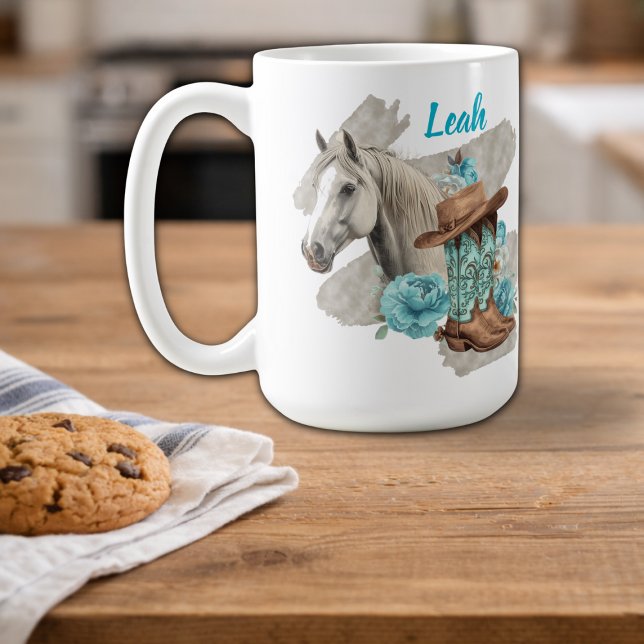 Westliches Pferd Kaffeetasse (Von Creator hochgeladen)