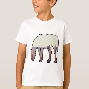 westliches Pferd mit Kakteen T-Shirt