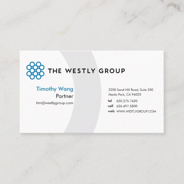 Westly | Logos-Visitenkarte Visitenkarte (Vorderseite)
