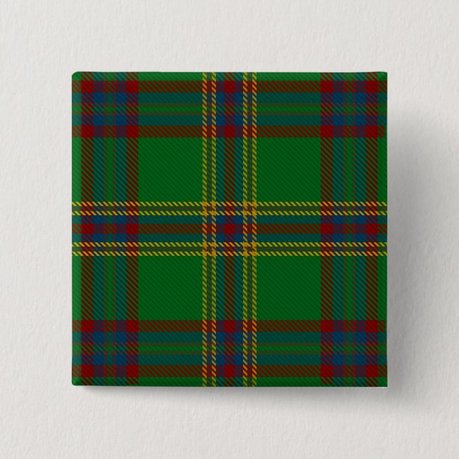 Westmeath Landkreis Irish Tartan Button (Vorderseite)