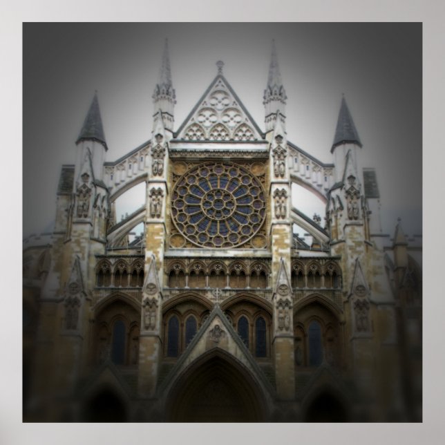 Westminster Abbey - London - Square Poster (Vorne)