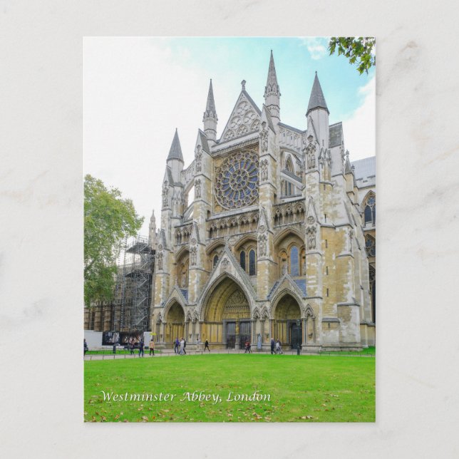 Westminster Abbey London UK Carte postale (Devant)