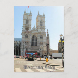 Westminster Abbey London UK Postkarte