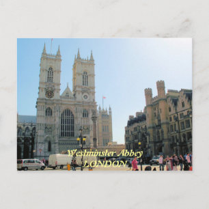 Westminster Abbey London UK Postkarte