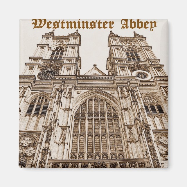 Westminster Abbey Magnet (Vorne)