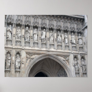 Westminster Abbey Statuen Poster