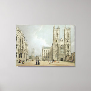 Westminster Abbey und Krankenhaus, von 'London als Leinwanddruck
