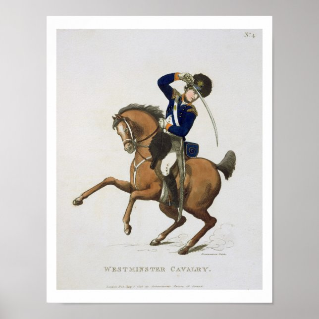 Westminster Cavalry Volunteer, Platte 4 von "Loyal Poster (Vorne)