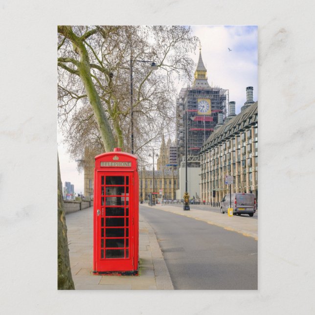 Westminster et Big Ben, Londres Carte postale brit (Devant)
