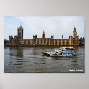 Westminster Nachmittag Poster