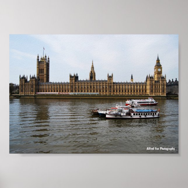 Westminster Nachmittag Poster (Vorne)