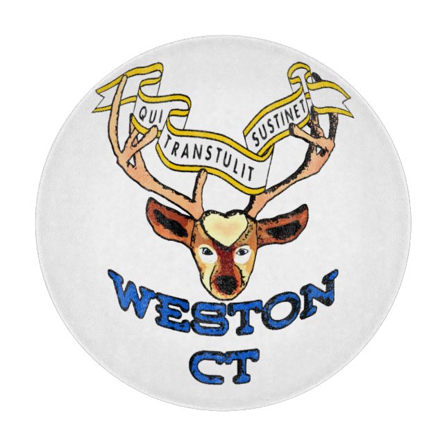 Weston Connecticut Deer Schneidebrett (Vorderseite)