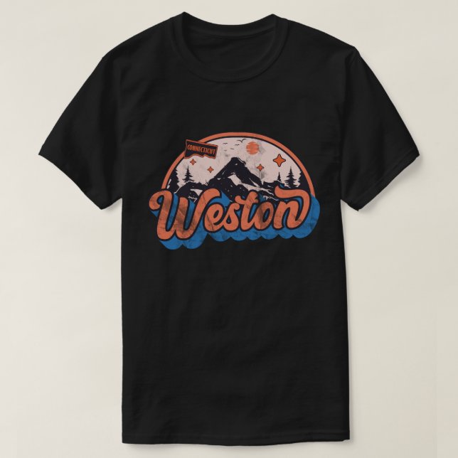 Weston, Connecticut T-Shirt (Design vorne)