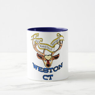 Weston Connecticut USA Deer Tasse