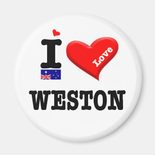 WESTON - I Liebe Magnet