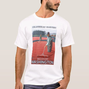 Westport, WashingtonCranberry Sumpf-Ernte T-Shirt