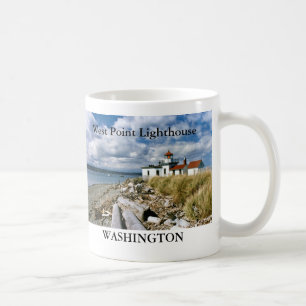 Westpunkt-Leuchtturm, Washington-Tasse Kaffeetasse