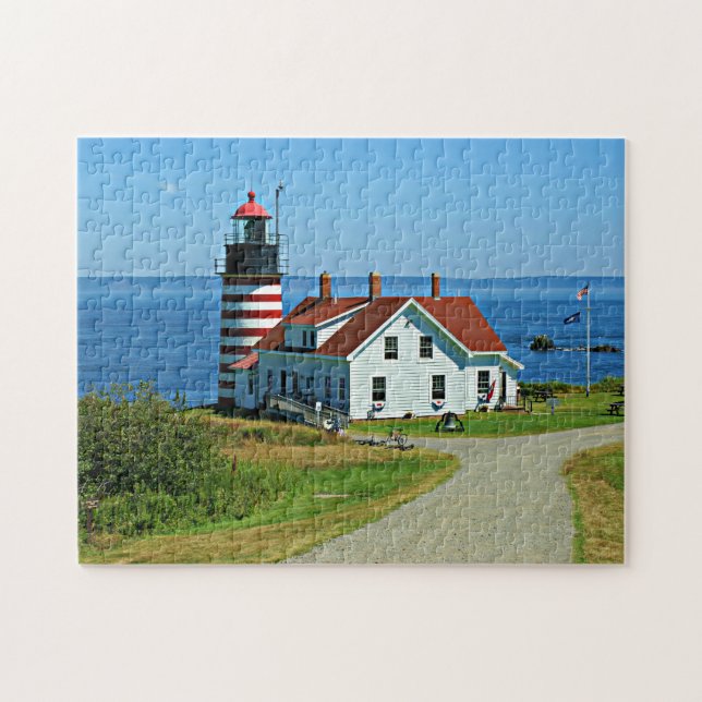 WestQuoddy Hauptleuchtturm, Lubec Maine (Horizontal)