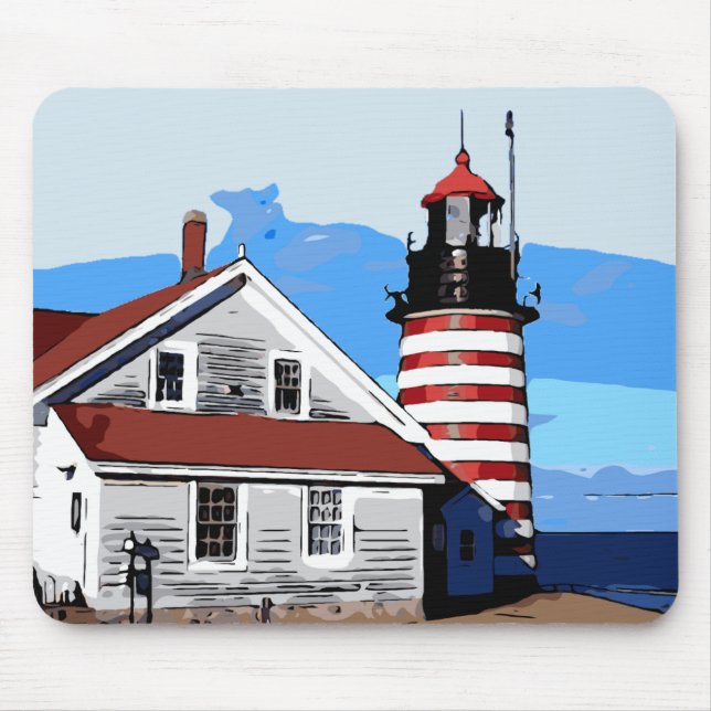 WESTQUODDY HEAD MOUSEPAD (Vorne)