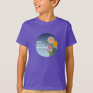 WestSeattleIndivisible Kinder T-Shirt mit lila Blu